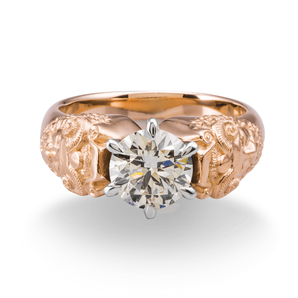 ZEUS-Ring mit Diamant 1,75 ct - Preis auf Anfrage